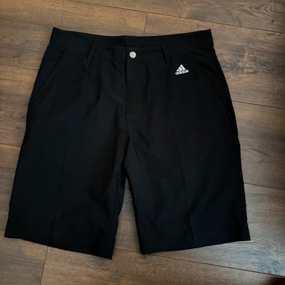 Adidas Men's Black Golf Shorts